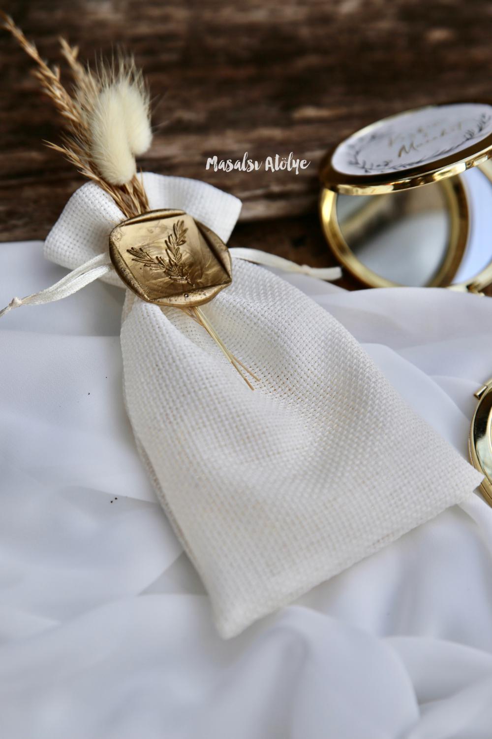Mühürlü keseli gold ayna